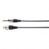 CABLE MICRO XLR-JACK 3 METRES