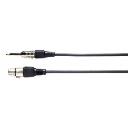 CABLE MICRO XLR-JACK 6 METRES