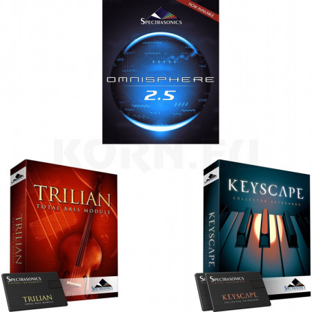 BUNDLE TRILIAN + OMNISPHERE 2 + KEYSCAPE