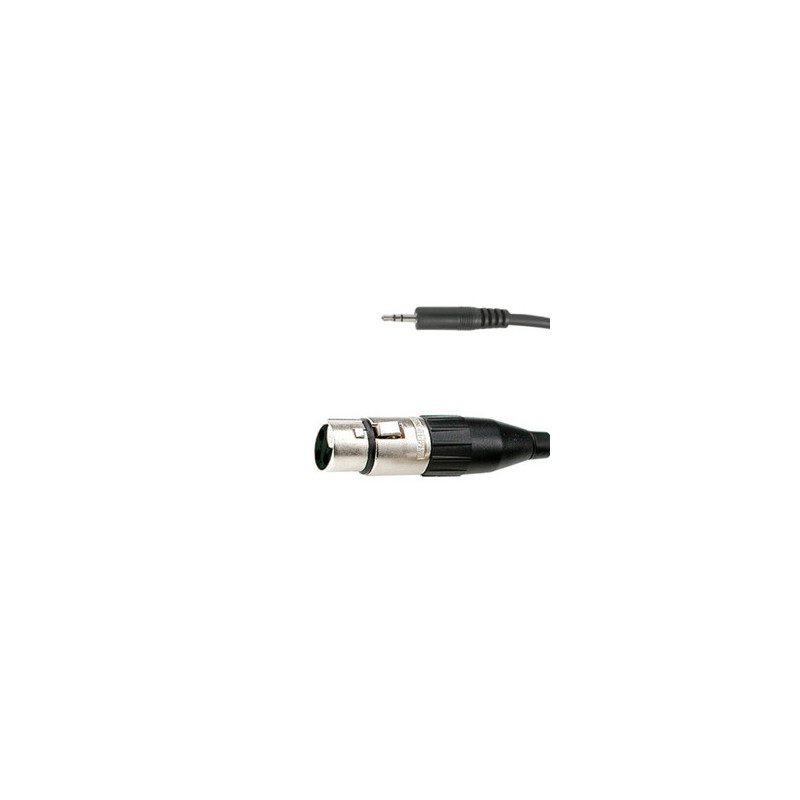 CABLE XLR FEMELLE JACK STEREO 3.5 MM