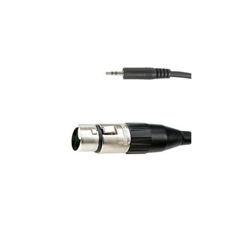 CABLE XLR FEMELLE - JACK STEREO 3.5 MM