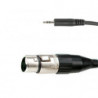 CABLE XLR FEMELLE - JACK STEREO 3.5 MM