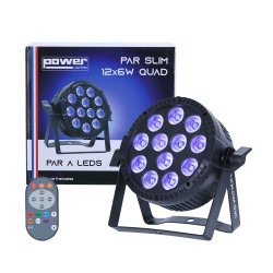 PAR SLIM 12x6W QUAD