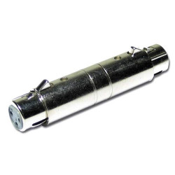 ADAPTATEUR XLR FEMELLE FEMELLE