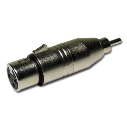 ADAPTATEUR XLR FEMELLE RCA...