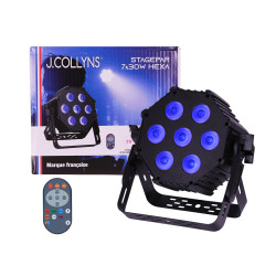 STAGEPAR 7x30W HEXA