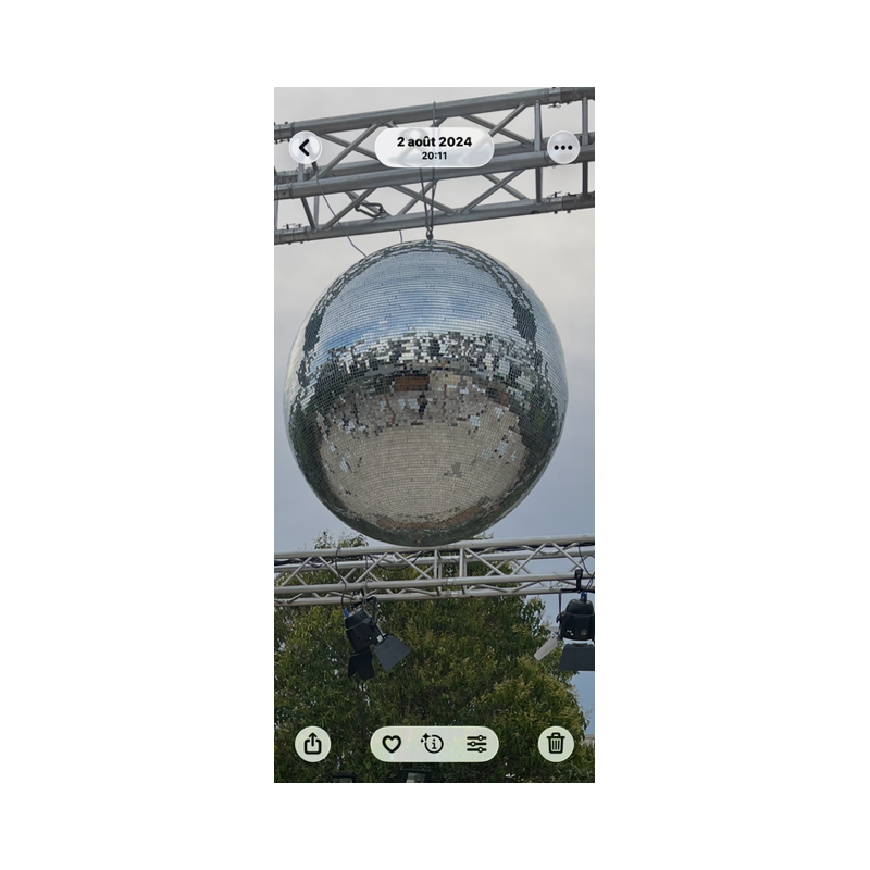 LOCATION BOULE DISCO 1M + MOTEUR