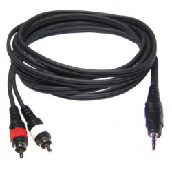 CABLE JACK 3.5 STEREO/RCA 3...