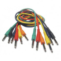 CABLE PATCH JACK MONO 60 CM PAR 6